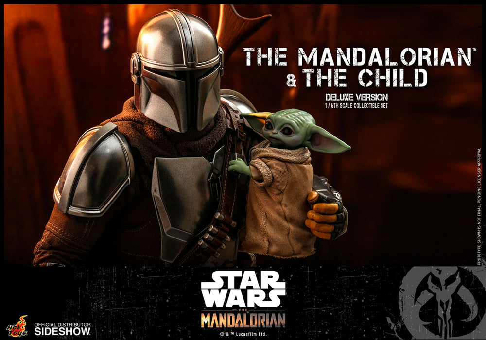The Mandalorian and The Child Deluxe TMS015 | Sixth Scale Action Figure | Hot Toys