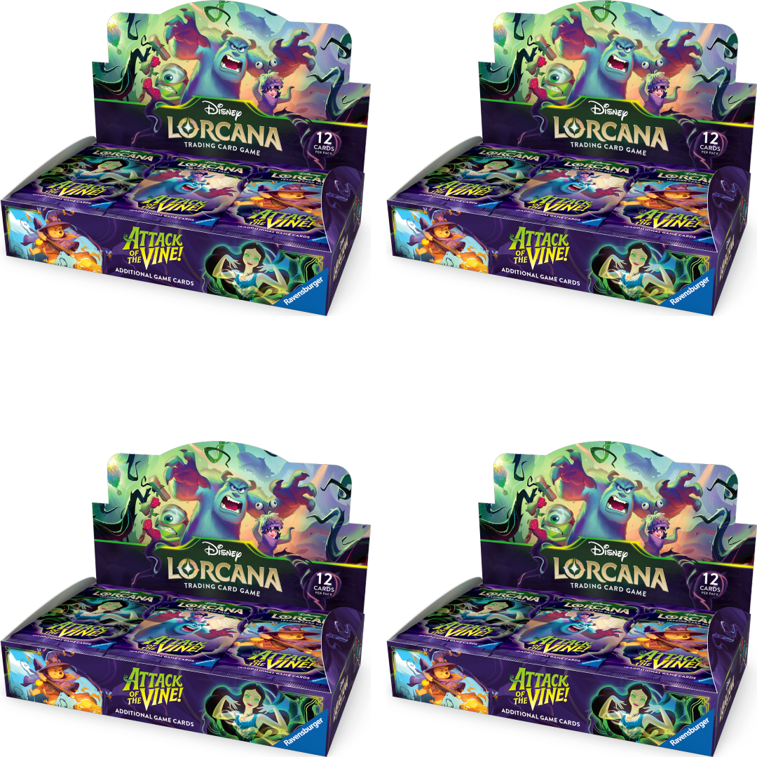 その他 Disney Lorcana Attack of the Vine BOX Booster Case of 4 | Set 13 Attack of the Vine! | Disney Lorcana
