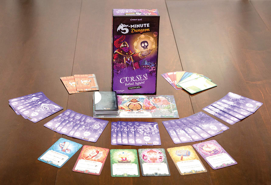 5 Minute Mystery Curses! Foiled Again! Expansion | Boardgame | Outset Media