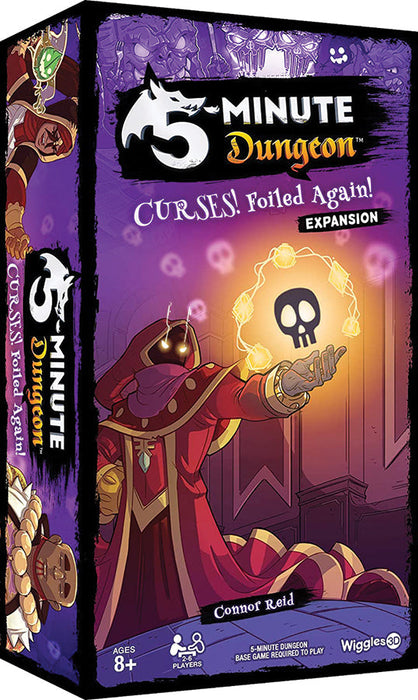 5 Minute Mystery Curses! Foiled Again! Expansion | Boardgame | Outset Media