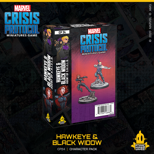 Marvel Crisis Protocol: Hawkeye And Black Widow Character Pack