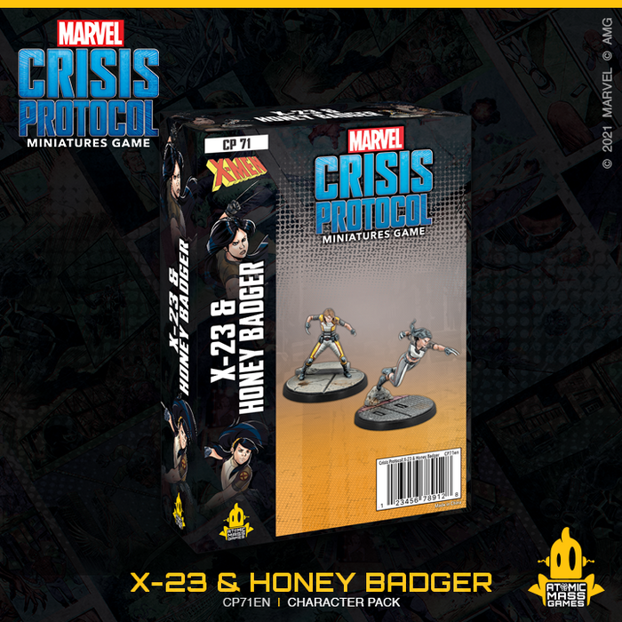Marvel Crisis Protocol: X-23 & HONEY BADGER