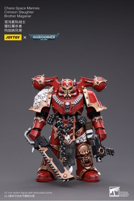 [PREORDER] CHAOS SPACE MARINES CRIMSON SLAUGHTER BROTHER MAGANAR 1/18 Scale Figure