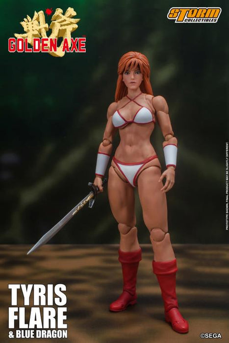 Golden Axe Tyris Flare and Blue Dragon 1/12 Scale Figure Set