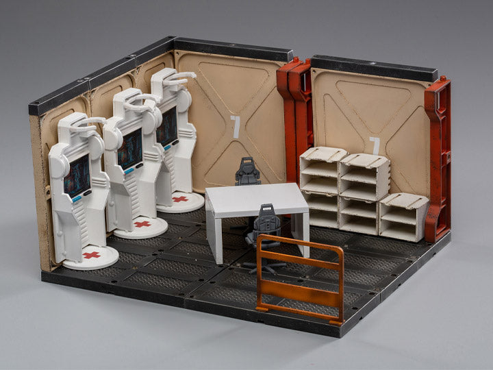 Battle for the Stars Mecha Depot Medical Area 1/18 Scale Diorama (Joy Toy)