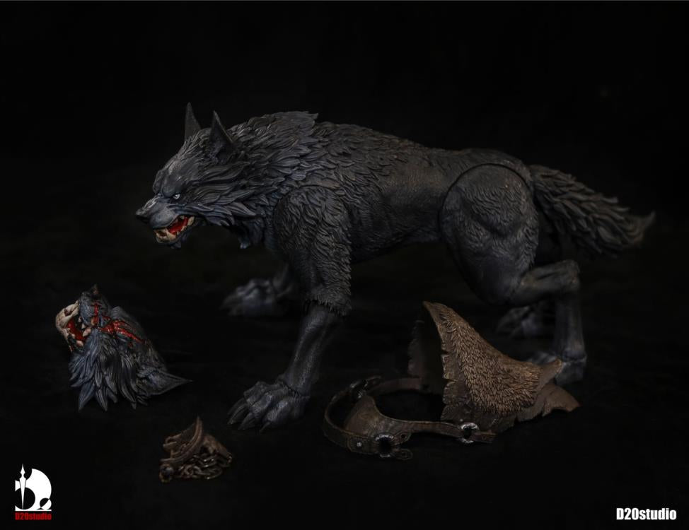 Giant Black Wolf (Basic) - 1/12 Scale — Heroes World